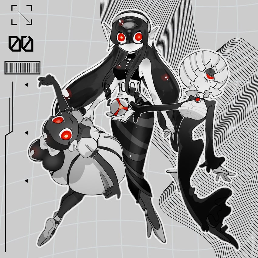whirling accelerando, springing spiccato, and gushing trionfale (splatoon and 2 more) drawn by ore_is_xtai