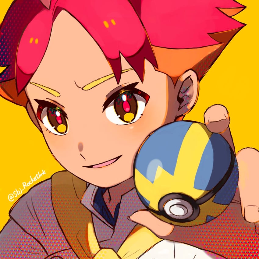 crispin (pokemon and 1 more) drawn by yomogi_dango_(sbj_rocketlink)