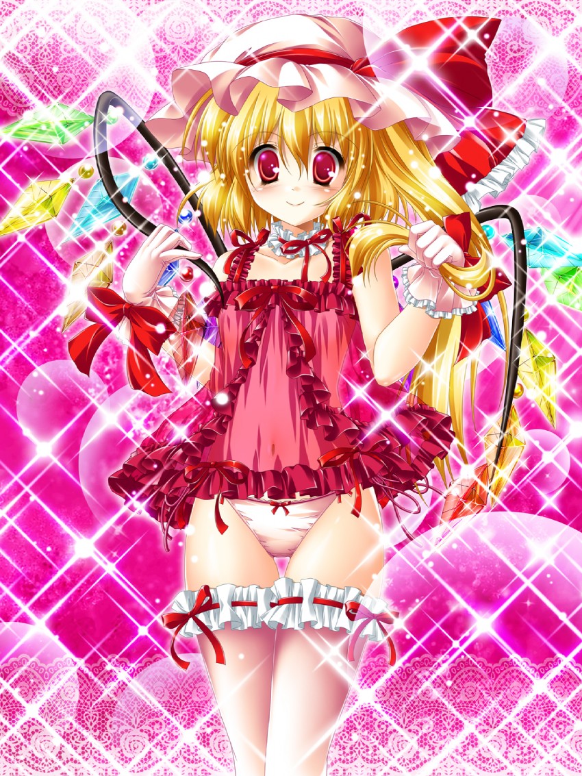flandre scarlet (touhou) drawn by kamiya_tomoe