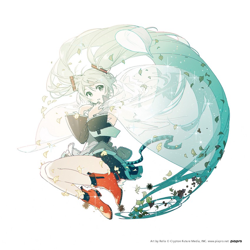 hatsune miku (vocaloid) drawn by rella