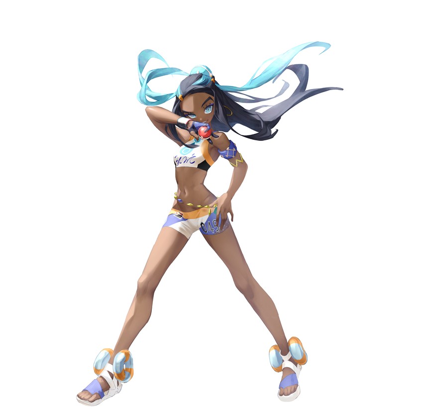 nessa (pokemon and 1 more) drawn by kokorin