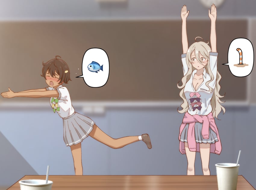 yakishio lemon, shikiya yumeko, anzai chika, and wakayama shion (lycoris recoil and 2 more) drawn by poa_mellhen