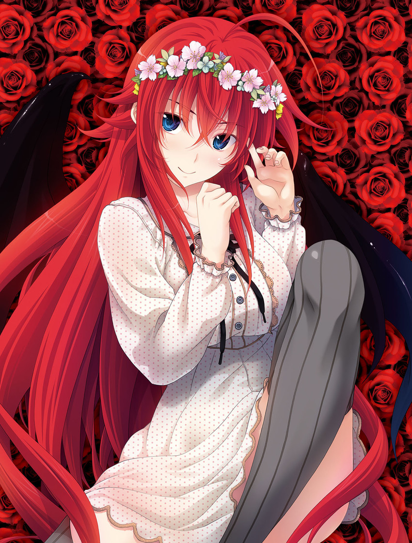 rias gremory (high school dxd) drawn by miyama-zero