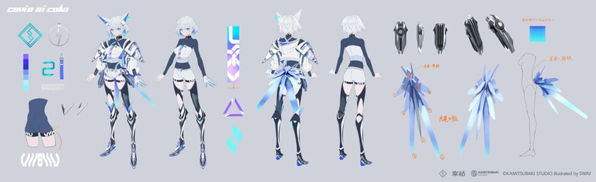 coko (kamitsubaki studio and 1 more) drawn by swav