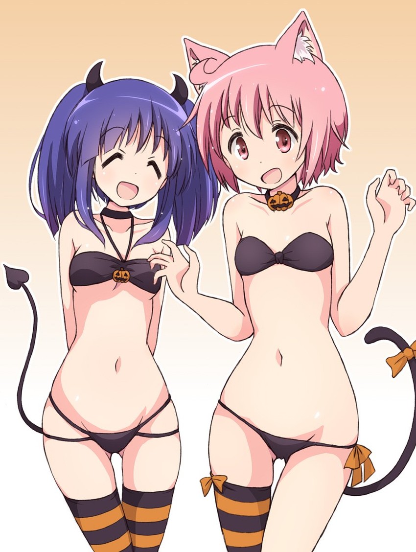 hinata yukari and nonohara yuzuko (yuyushiki) drawn by mel_(melty_pot)