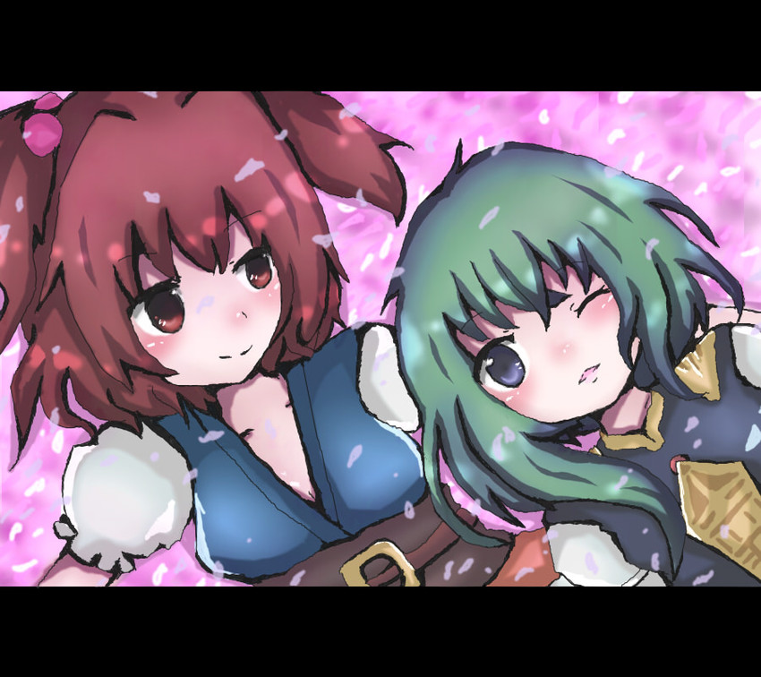 shiki eiki and onozuka komachi (touhou) drawn by setsuna_(pixiv)