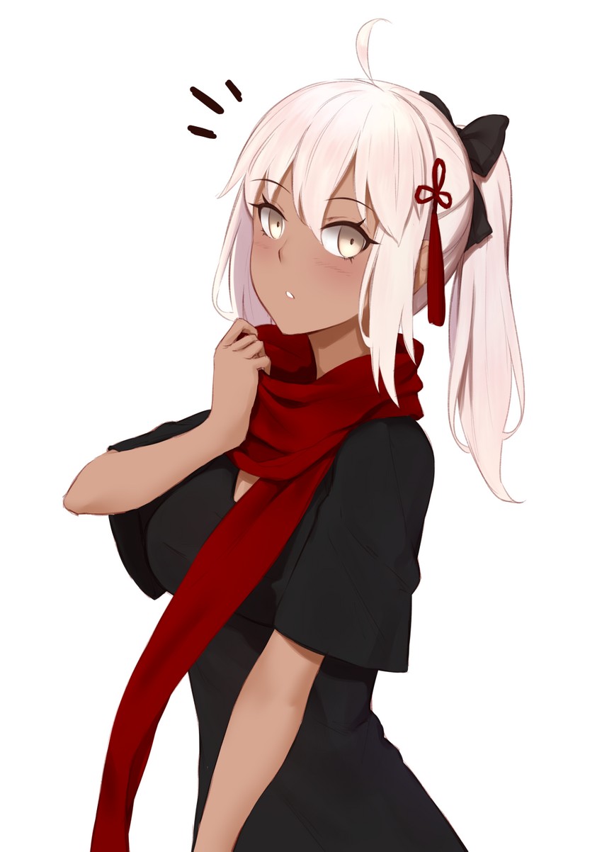 okita souji and okita souji alter (fate and 2 more) drawn by jilu