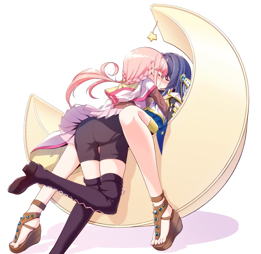 tamaki iroha and nanami yachiyo (mahou shoujo madoka magica and 1 more) drawn by chauke