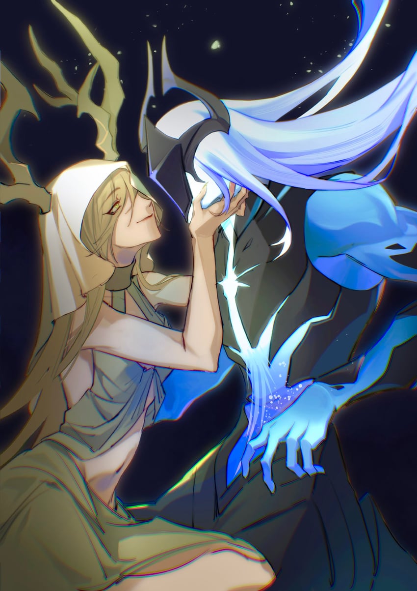 yaoshi and lan (honkai and 1 more) drawn by jim_mumu