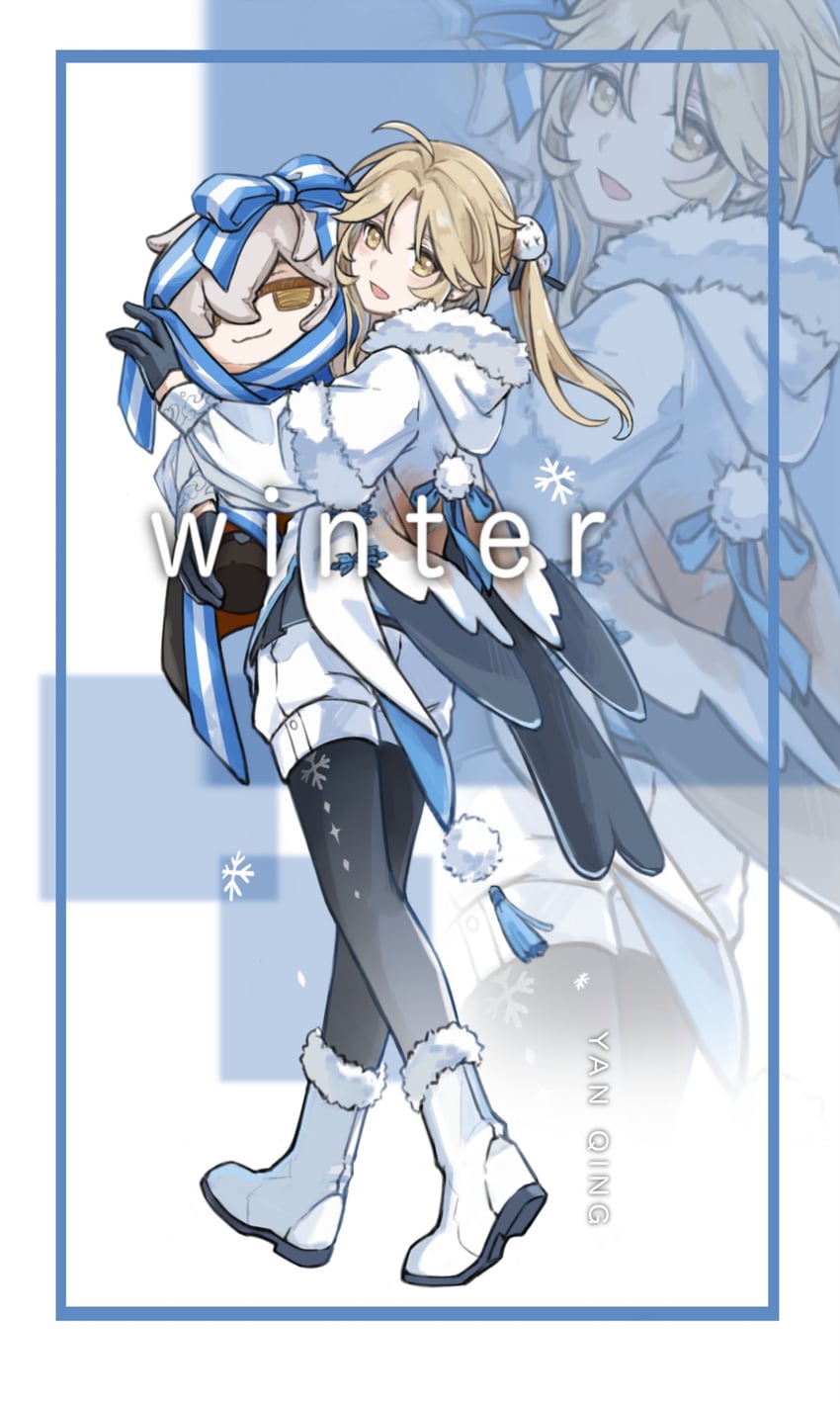 jing yuan and yanqing (honkai and 1 more) drawn by zhashi_jun