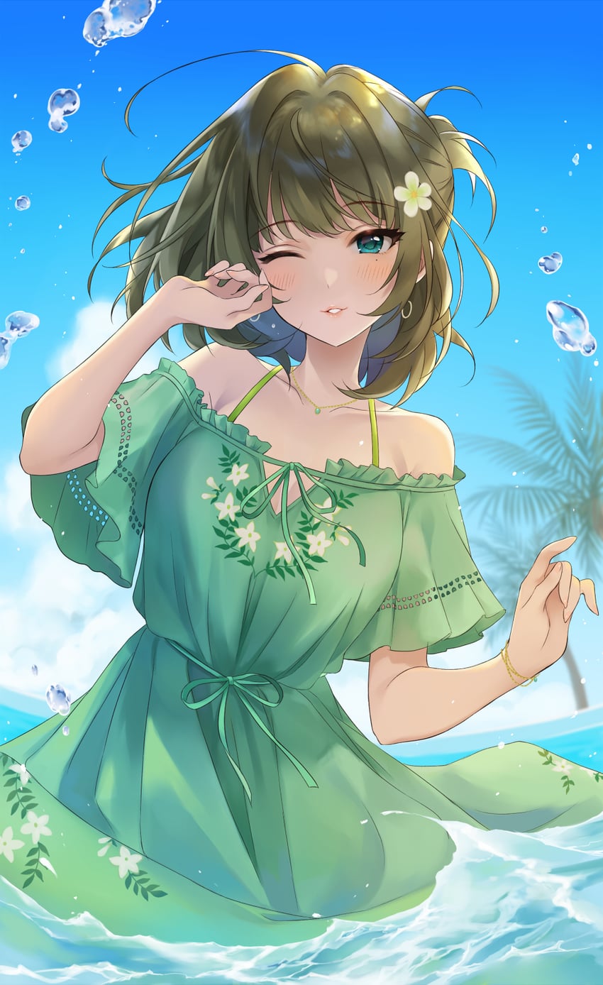 takagaki kaede (idolmaster and 1 more) drawn by q-v_(levia)