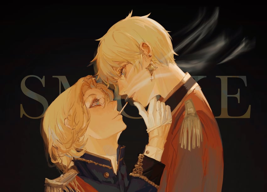 united kingdom and france (axis powers hetalia) drawn by shilang240