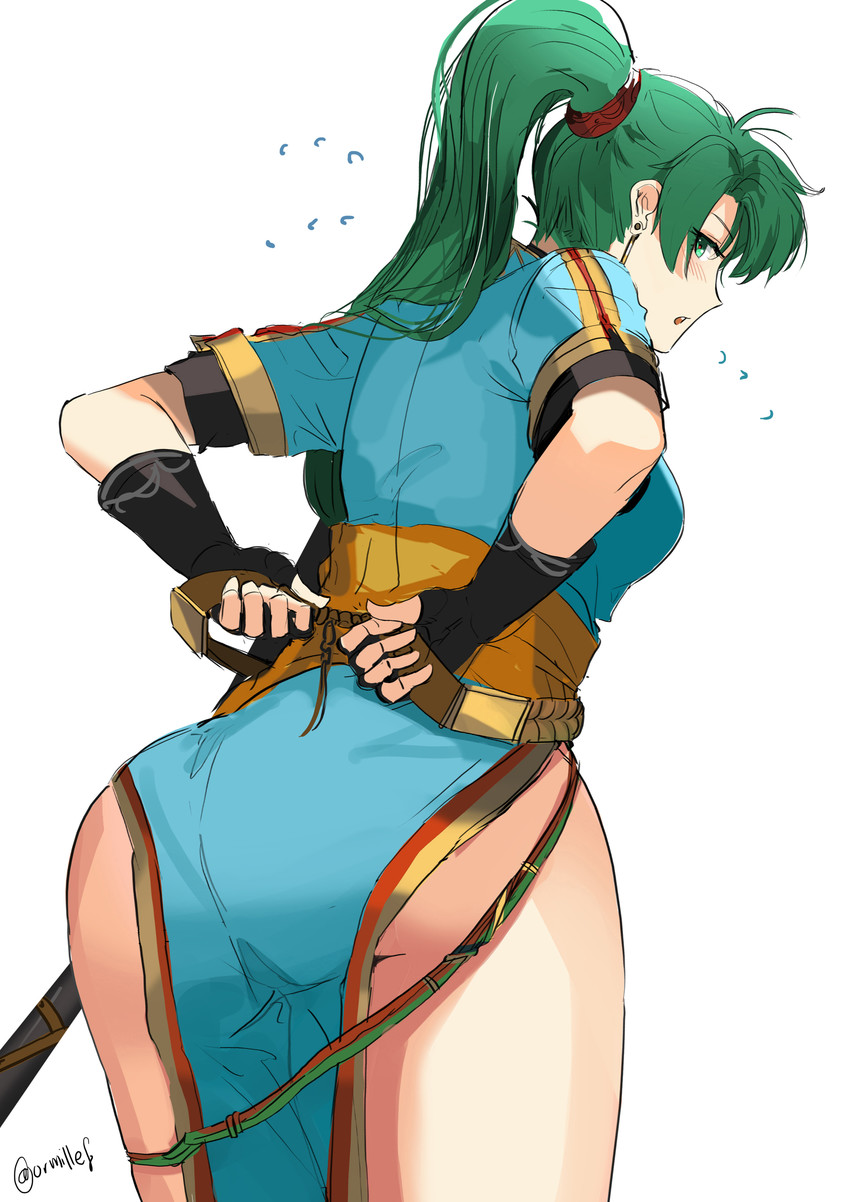 lyn (fire emblem and 1 more) drawn by eko and ormille