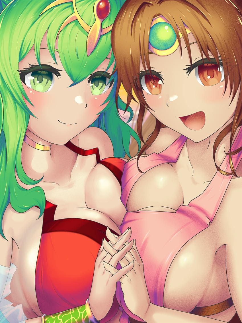 tiki and linde (fire emblem and 5 more) drawn by keldancon