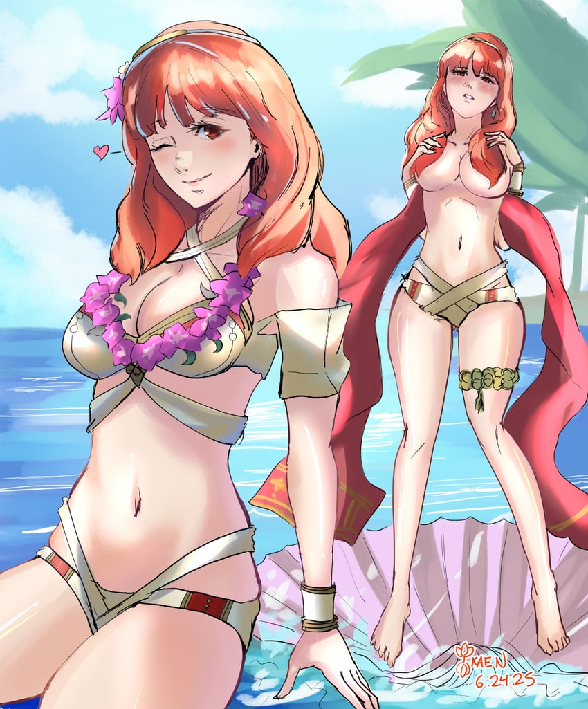 celica (fire emblem and 2 more) drawn by yoltablaze