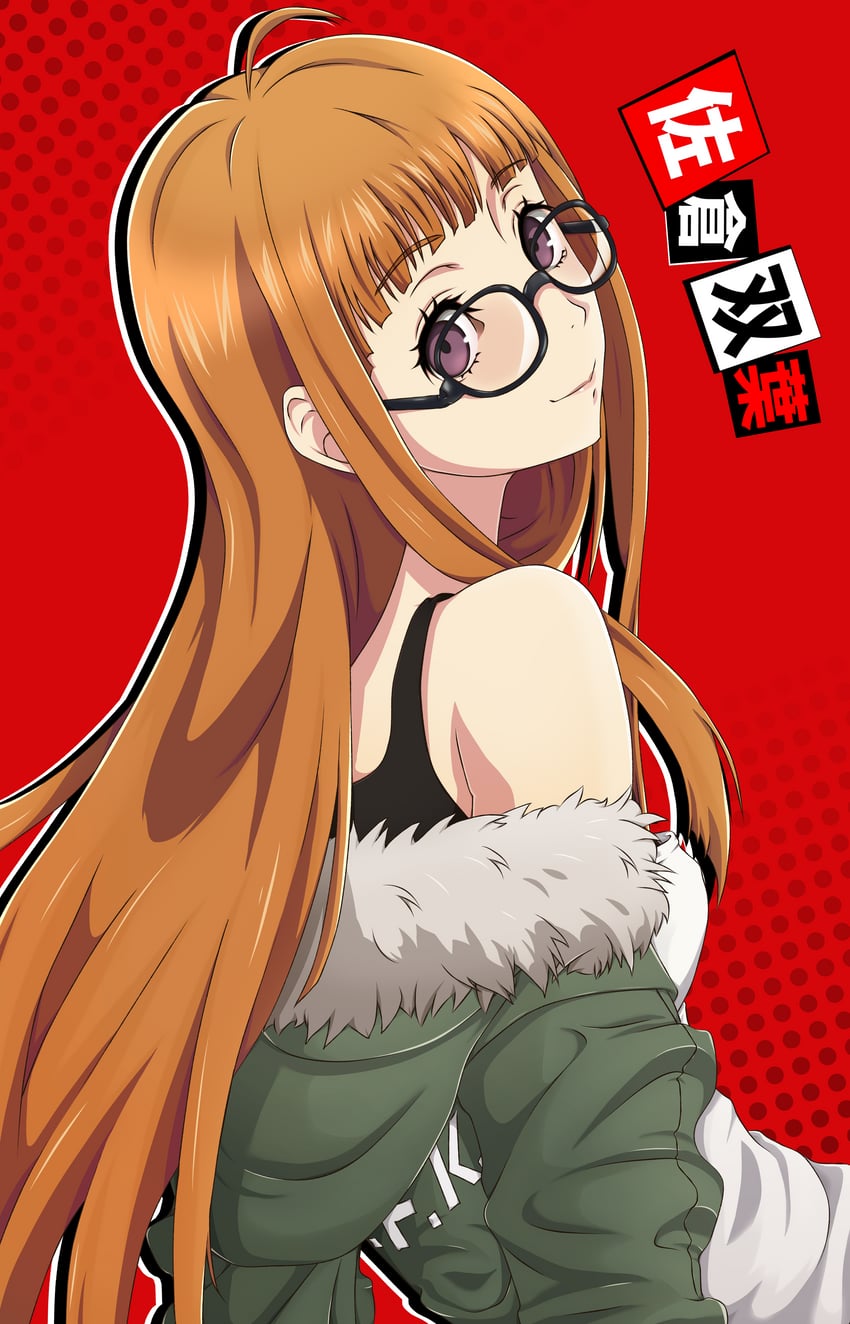 sakura futaba (persona and 1 more) drawn by novitalemmon