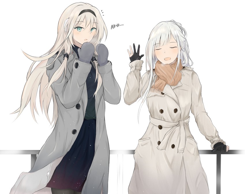 ak-12 and an-94 (girls' frontline) drawn by clov3r