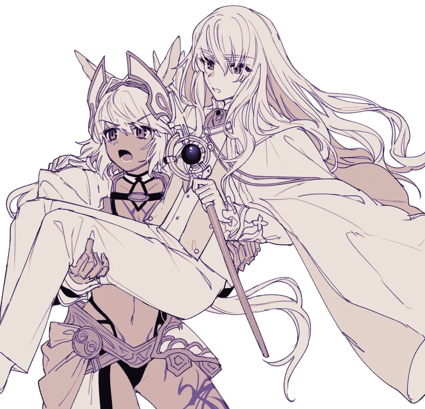 caenis and kirschtaria wodime (fate and 1 more) drawn by karokuchitose