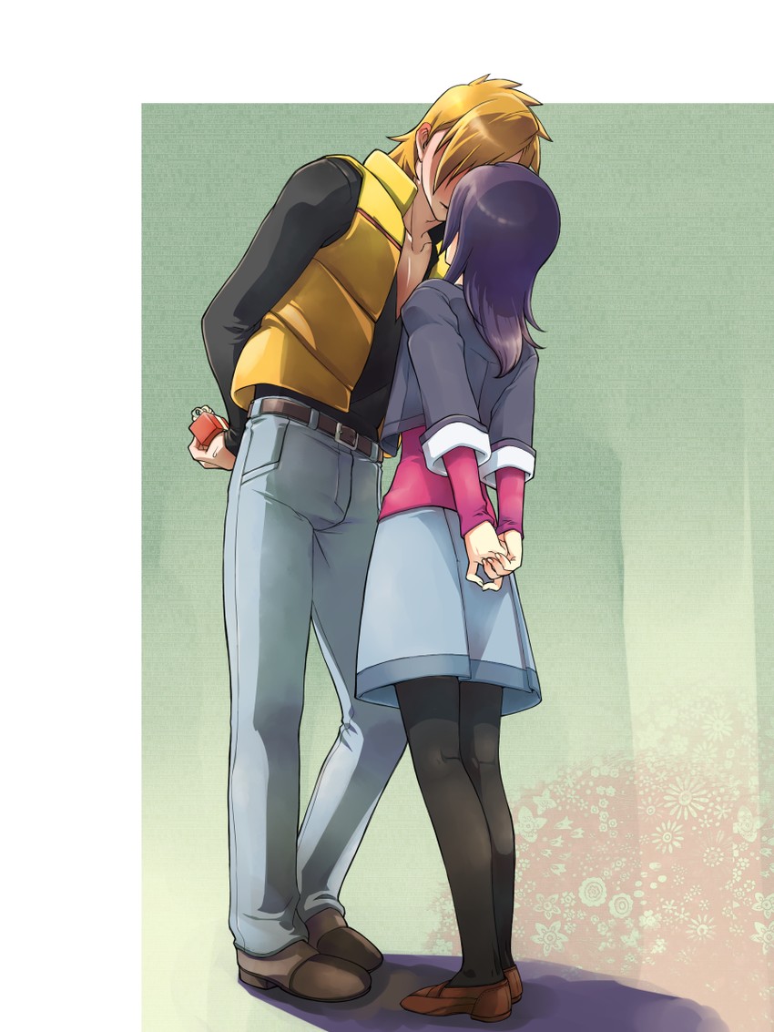 higashi setsuna and nishi hayato (precure and 1 more) drawn by sugienoki