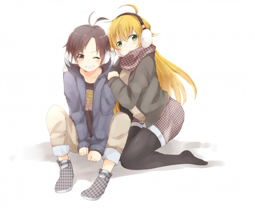 hoshii miki and kikuchi makoto (idolmaster and 1 more) drawn by pun2