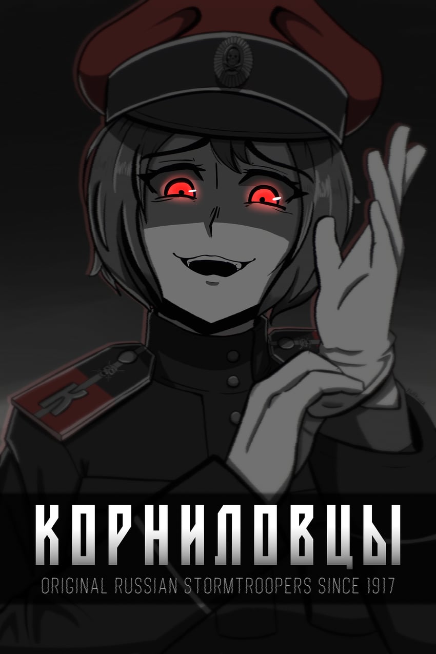 kornilovtsy-chan (original) drawn by fluffkaiser