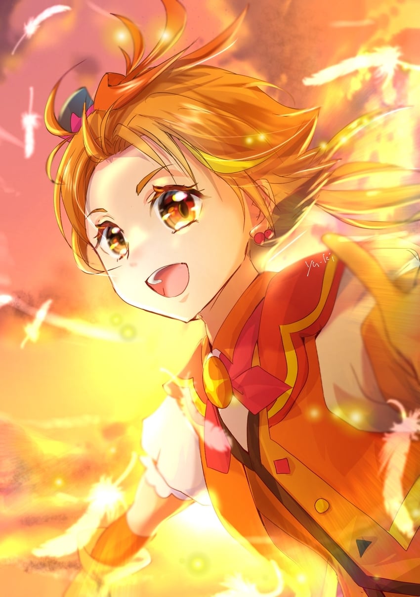 yuunagi tsubasa and cure wing (precure and 1 more) drawn by manekineko5319