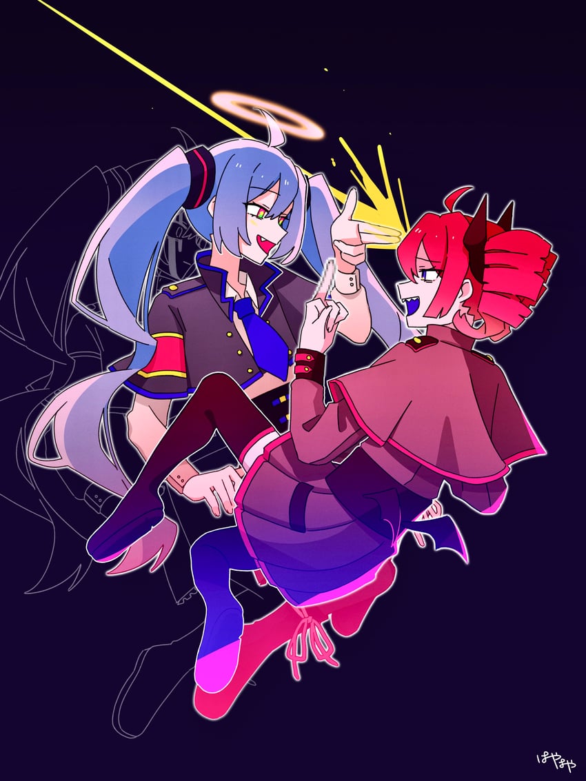 hatsune miku and kasane teto (vocaloid and 3 more) drawn by sonoda_payapaya