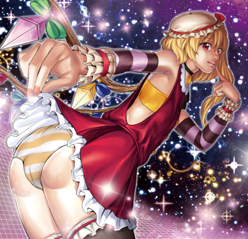flandre scarlet (touhou) drawn by koufukutei_yumeko