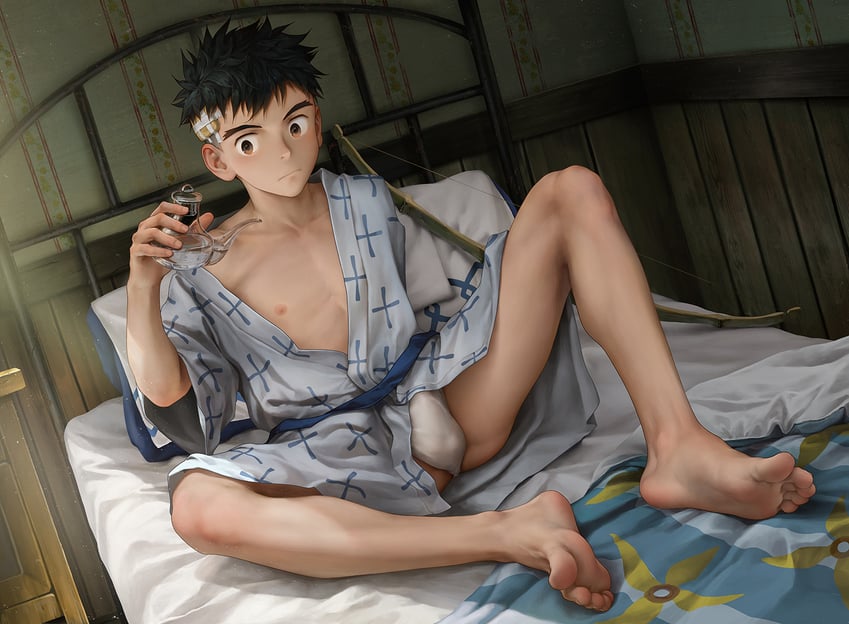maki mahito (kimitachi wa dou ikiru ka) drawn by beitemian