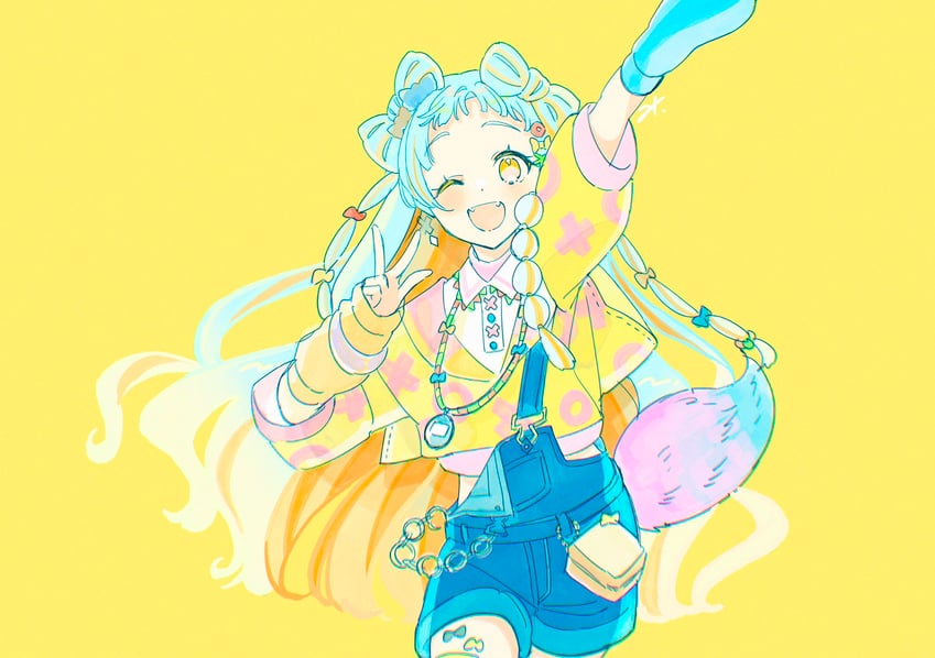 wao parin (aikatsu! and 2 more) drawn by mitsuhashitaeko