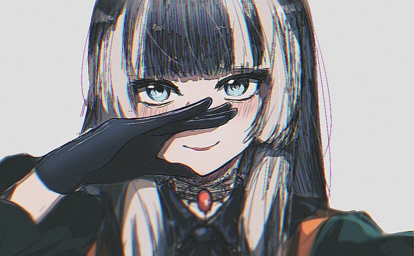 juufuutei raden (hololive and 2 more) drawn by mon35p
