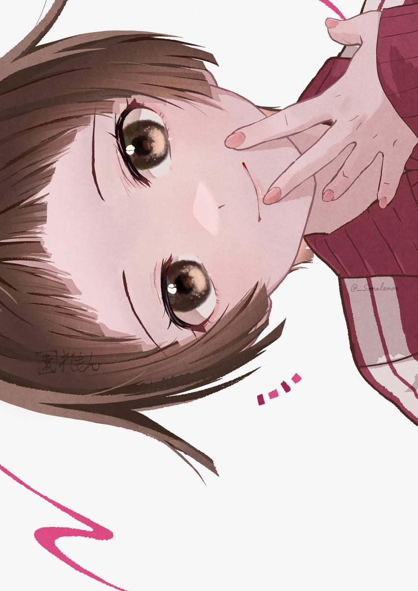 sengoku nadeko and present nadeko (monogatari and 1 more) drawn by izu_lemon