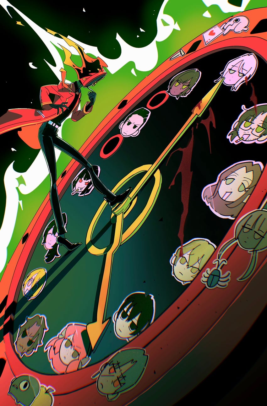 ishmael, don quixote, faust, sinclair, yi sang, and 13 more (project moon and 1 more) drawn by robodumpling