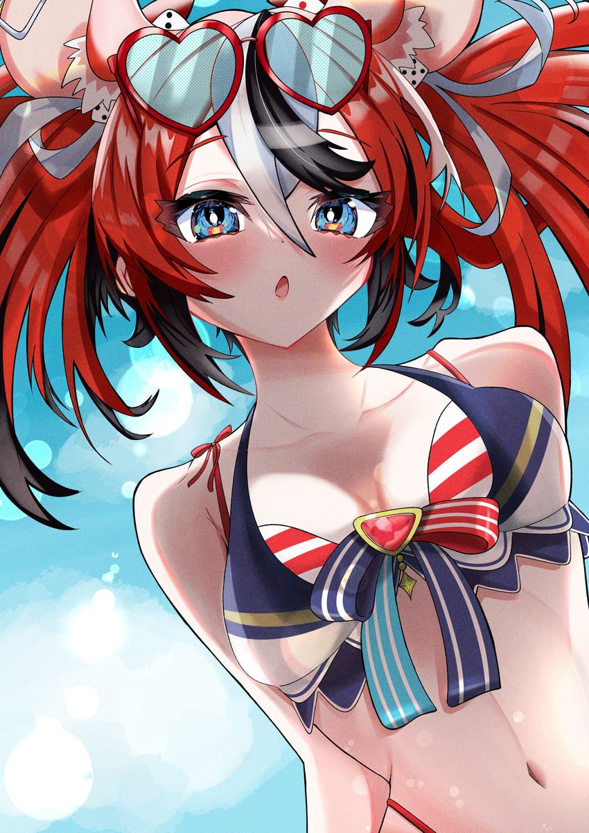 hakos baelz (hololive and 1 more) drawn by neko_skk