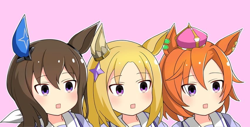 admire vega, t.m. opera o, and narita top road (umamusume and 2 more) drawn by meso_(zgmf-xv)