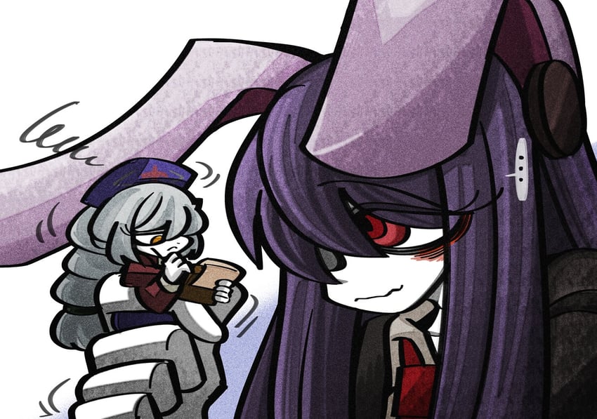 reisen udongein inaba and yagokoro eirin (touhou) drawn by suenari_(peace)