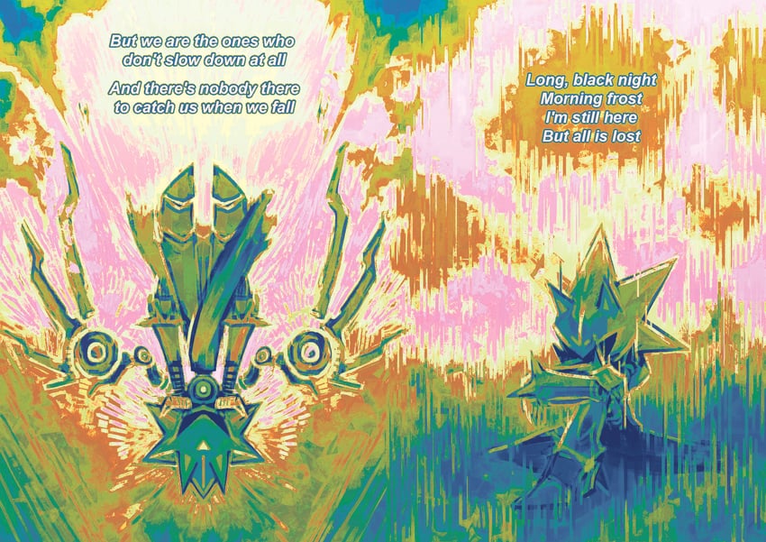 metal sonic and neo metal sonic (sonic and 2 more) drawn by wellspkd