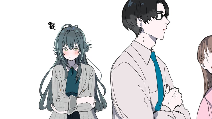 producer and tsukimura temari (idolmaster and 1 more) drawn by kasasagi_(futagodori888)
