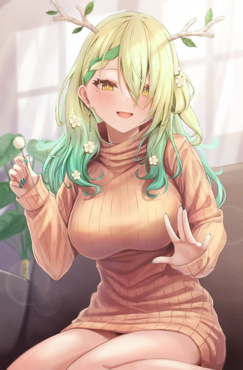 ceres fauna (hololive and 1 more) drawn by tachibana_yuu_(shika)