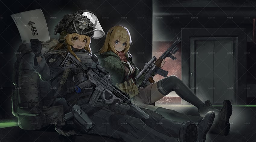 as val (girls' frontline and 1 more) drawn by tuziki_sang