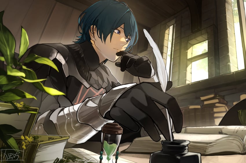 male byleth (fire emblem and 1 more) drawn by doku_gin1126