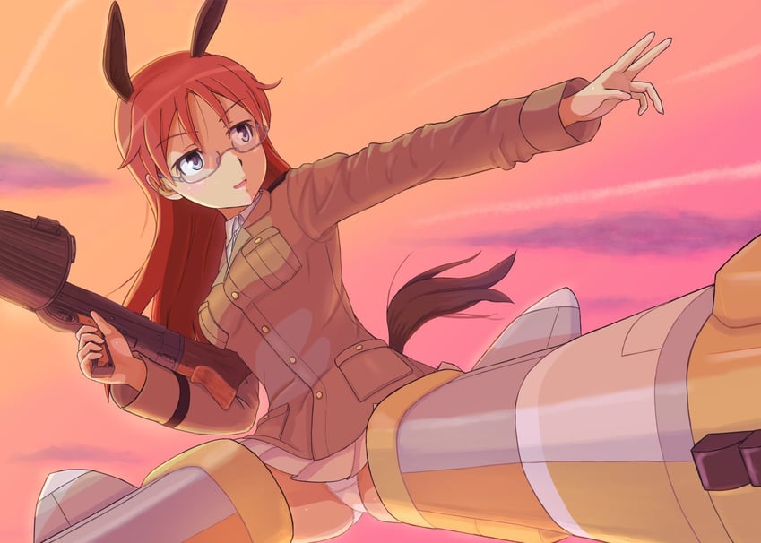 edytha neumann (world witches series and 1 more) drawn by keicha_(kmoekaki)