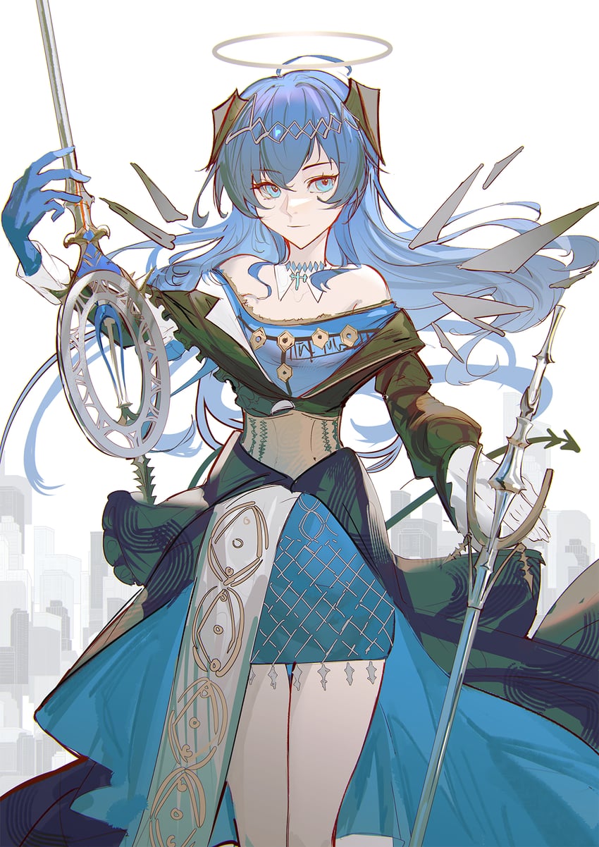 mostima (arknights and 1 more) drawn by naoel_(naoel_art)
