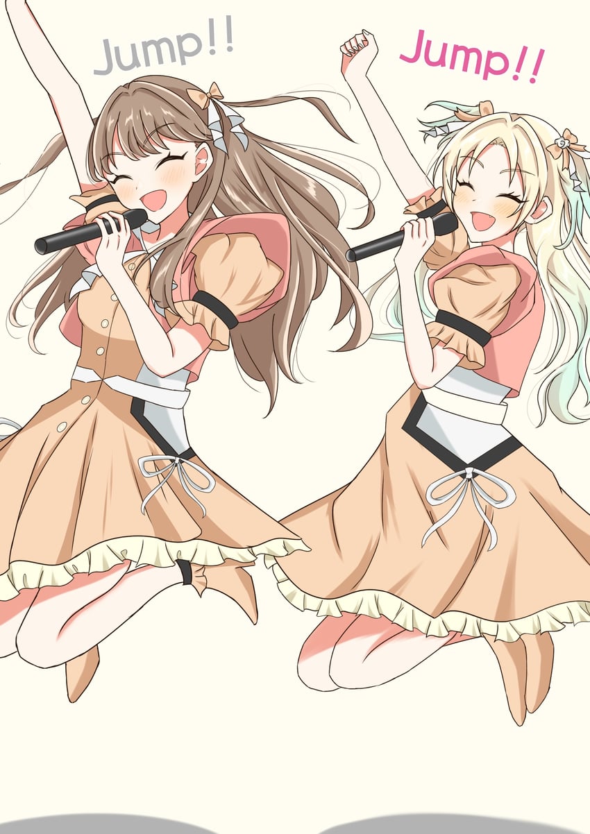 fujishima megumi and osawa rurino (love live! and 1 more) drawn by sakura_koa