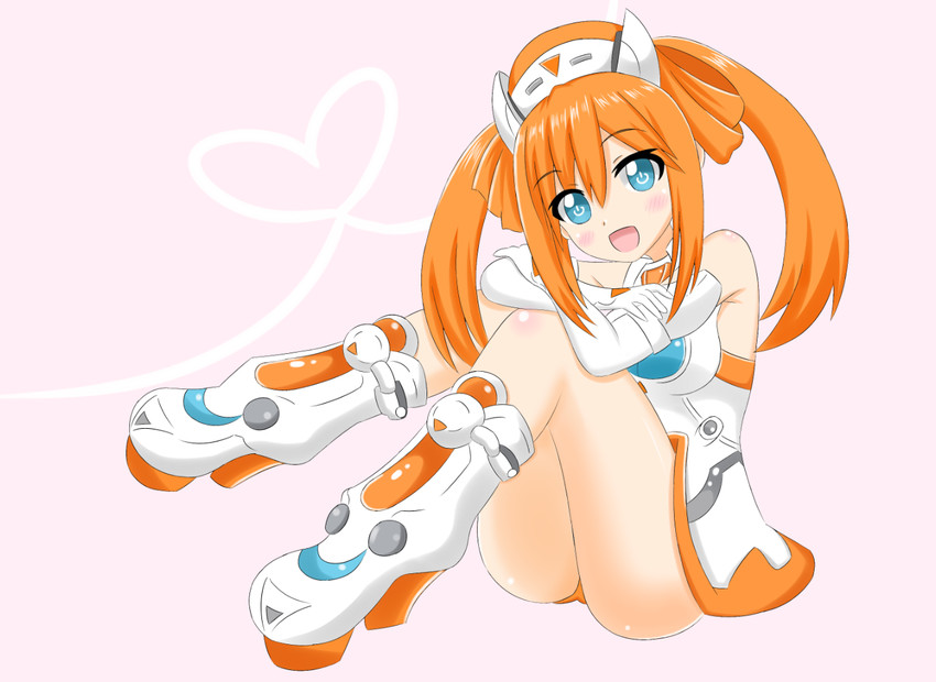 orange heart (neptune and 1 more) drawn by crawford_(semochan)