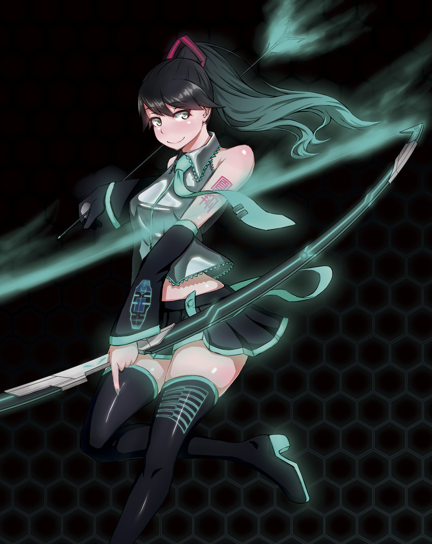 hatsune miku and houshou (kantai collection and 1 more) drawn by rasson