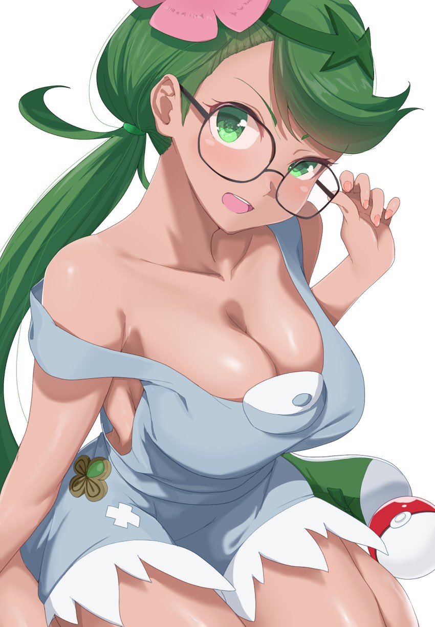 mallow (pokemon and 1 more) drawn by ratsuku_kinoko