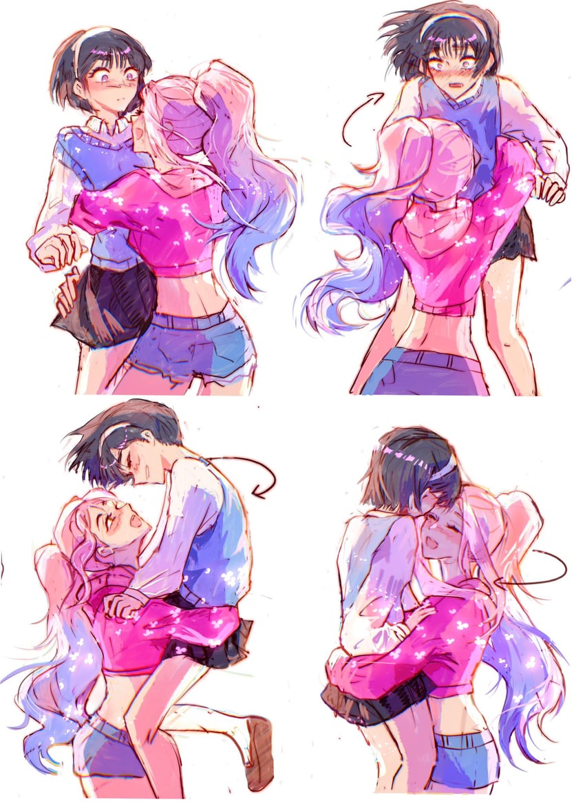 sua and mizi (alien stage) drawn by hippie_zoos