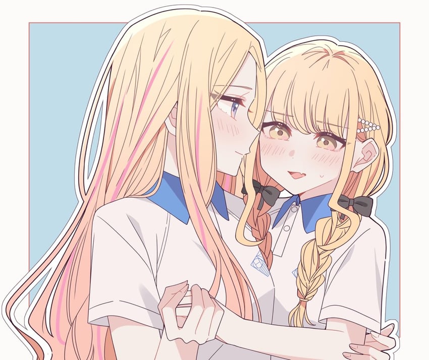 fujita kotone and juo sena (idolmaster and 1 more) drawn by kousaka_0v0