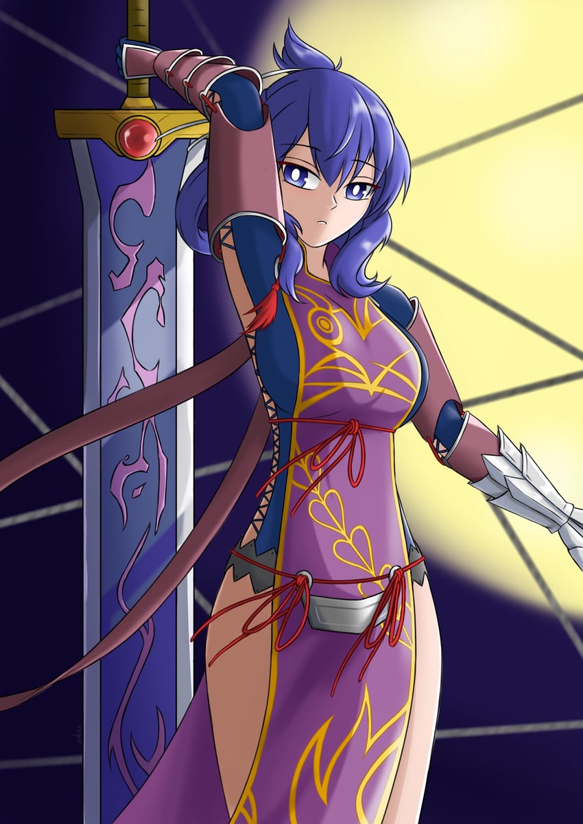 rixia mao (eiyuu densetsu and 4 more) drawn by enbu_(enbu_steel00)